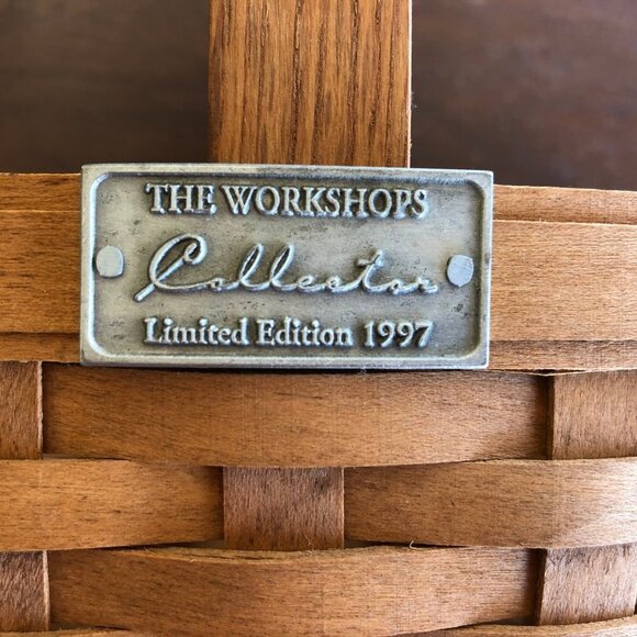 HENN Collector's Society 1997 Limited Edition Mini Shopper Fruitwood Bas… - Picture 12 of 14